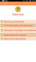 Learning Android Tutorials screenshot 1