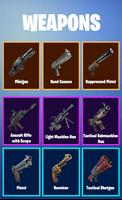 Fortnite Weapons & Pickaxes & Gliders Affiche
