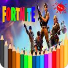 Coloriage Fortnite Battle Royale icône