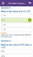 KS3 Math Review Quiz From EQ screenshot 3