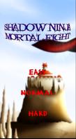 shadow ninja mortal fight puzzle game plakat