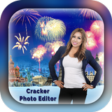 Firework Photo Editor :Diwali Cracker Photo Editor icône