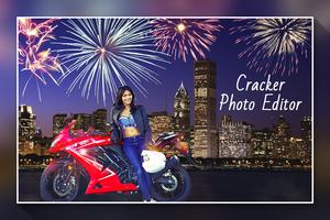 Firework Photo Editor :Diwali Cracker Photo Editor Affiche