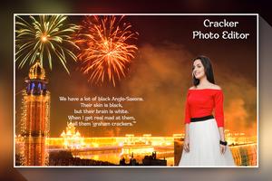 Firework Photo Editor :Diwali Cracker Photo Editor capture d'écran 1