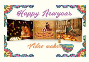 New Year Video Maker Affiche