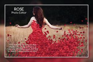 برنامه‌نما Rose Photo Editor عکس از صفحه