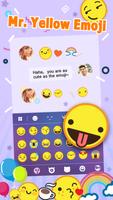 Emoji Keyboard：Mr. Yellow Affiche