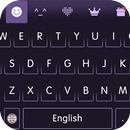 Keyboard -Boto : Black Purple APK
