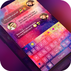 Keyboard -Boto:Colorful Galaxy 아이콘