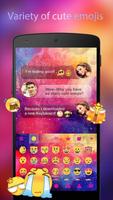 Keyboard -Boto:Colorful Galaxy تصوير الشاشة 1