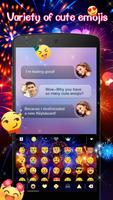 Keyboard Boto : Fire Work تصوير الشاشة 1