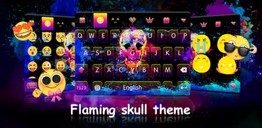 Keyboard - Boto: Flaming.Skull