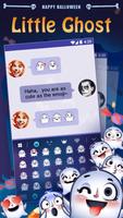 Emoji Keyboard：Little Ghost poster