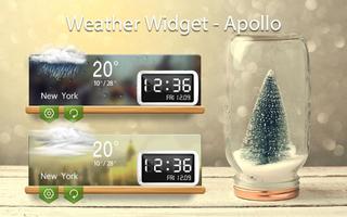 Weather & Clock Widget - Alpha capture d'écran 2