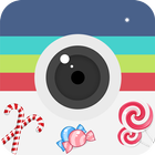 Sweet CandyCam : Selfie Camera Zeichen