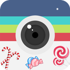 آیکون‌ Sweet CandyCam : Selfie Camera