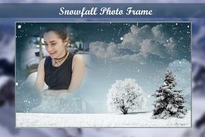 Snow Fall Photo Frame Editor Plakat