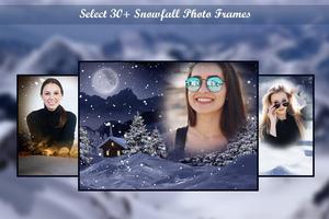 Snow Fall Photo Frame Editor स्क्रीनशॉट 2