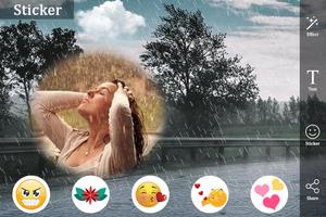 Rainy Photo Frame : Rain Photo Editor syot layar 3