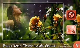Rain Photo Frames الملصق