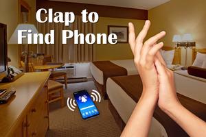 Find phone by clapping poster