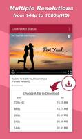 Love Video Song Status for Whatsapp imagem de tela 3