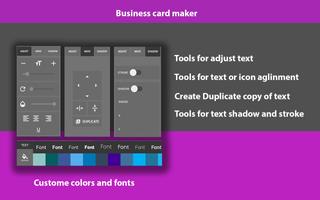 Business Card / Visiting Card Creator & Generator screenshot 2