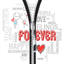 Love For Ever Zipper Lock APK