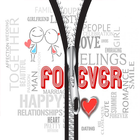 Love For Ever Zipper Lock иконка