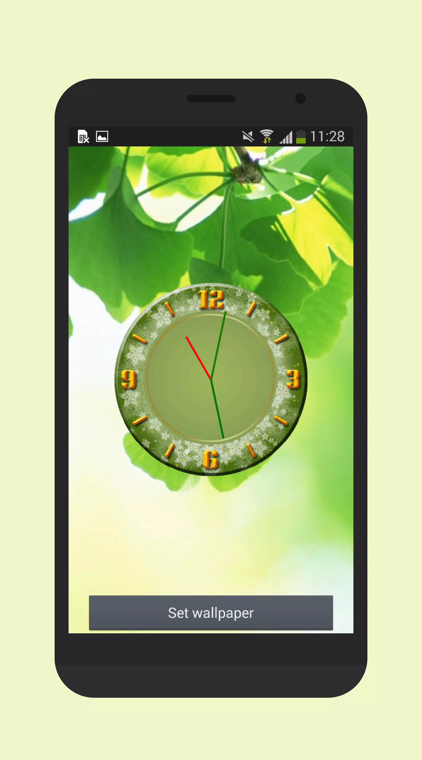 Green clock live wallpaper APK for Android Download Green clock live wallpaper APK for Android Download