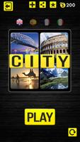 4 Pics 1 Word - City / Country पोस्टर