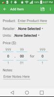 Thriftalator - Shopping List screenshot 2