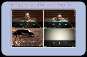Multiple Videos Player at Same تصوير الشاشة 1