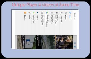 Multiple Videos Player at Same imagem de tela 2