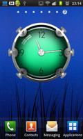 Colorful Glass Clock Widget capture d'écran 2