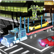 Limo Robot Transporter Big Truck: Transport Games