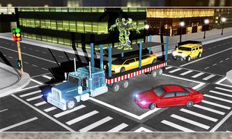 Limo Robot Transporter Big Truck: Transport Games Affiche