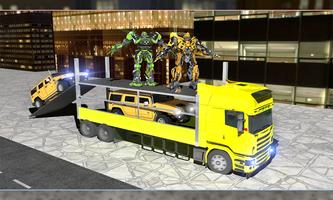 برنامه‌نما Limo Robot Transporter Big Truck: Transport Games عکس از صفحه