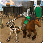 Roman Warrior & Futuristic Combat - Castle Defense icône