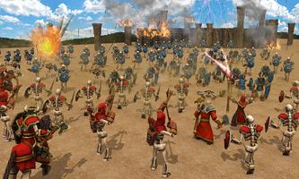 Roman Warrior & Futuristic Combat - Castle Defense capture d'écran 2