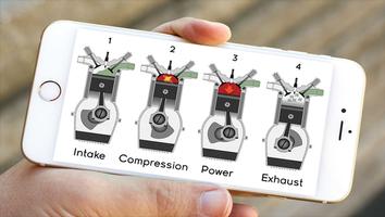 Four-stroke engine পোস্টার