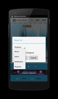 Cutter MP3 and Ringtone capture d'écran 1