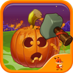 Halloween pumpkin smash