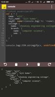 JS Console screenshot 2