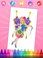 Poster colorazione principessa