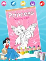 Çocuklar için prenses boyama Ekran Görüntüsü 1