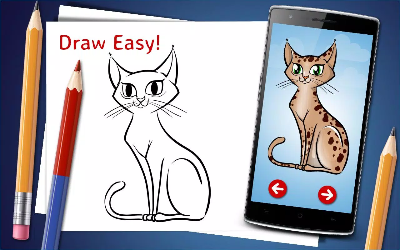 Tutorial - Como desenhar gatos / How to draw cats 