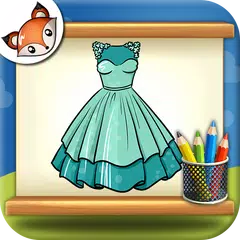 Baixar Como Desenhar Vestidos Step by Step Drawing App APK