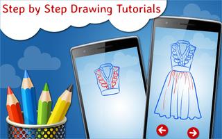 How to Draw Dresses Step by Step Drawing App screenshot 2