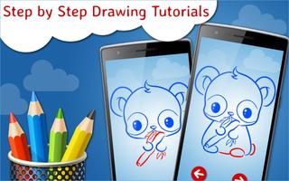 How to Draw Kawaii Step by Step Drawing App screenshot 1